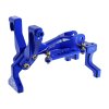 3RACING Auper D6 Blue Aluminum Front Bulkhead - SAK-D6806/BU
