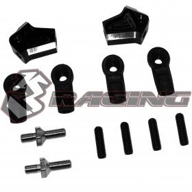 3RACING Sakura D4 Sakura Aluminum Upper Arm For D4 AWD - SAK-D4820/BK