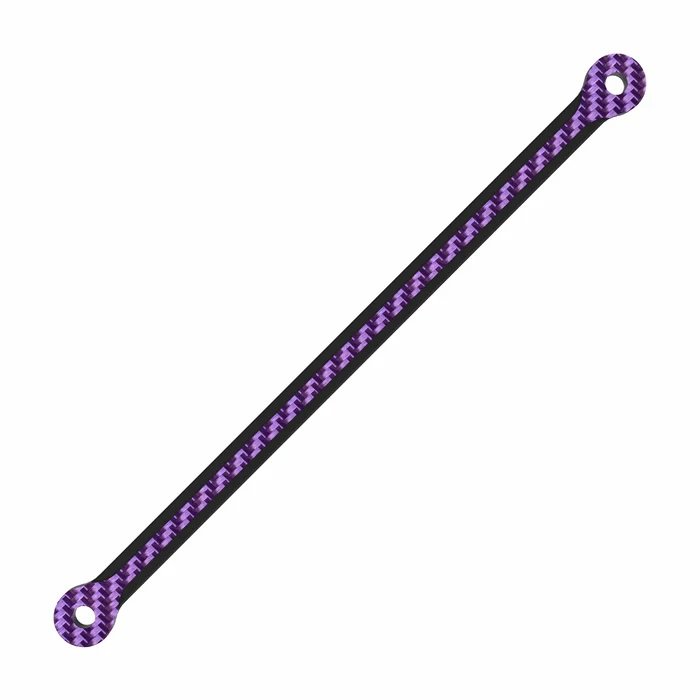 3RACING SAKURA D6 Carbon Graphite Rear Body Post Stiffener Plate Purple Colour - SAK-D645GA/PU