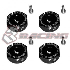 3RACING Sakura Ultimate Wheel Adaptor (5mm) - Thick(Black) - SAK-U329/BK