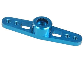 3RACING 2.6mm Aluminium Double Servo Arm For Ko Propo/Sanwa - Light Blue - 3RAC-HKD26/LB