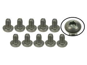 3RACING M2 x 3 Titanium Button Head Hex Socket - Machine (10 Pcs) - TS-BSM203M