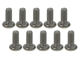 3RACING M2.6 x 6 Titanium Button Head Hex Socket - Machine (10 Pcs) - TS-BSM2606M