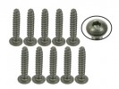 3RACING M3 x 15 Titanium Button Head Hex Socket - Self Tapping (10 Pcs) - TS-BSM315S