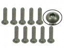 3RACING M3 x 12 Titanium Button Head Hex Socket - Machine (10 Pcs) - TS-BSM312M