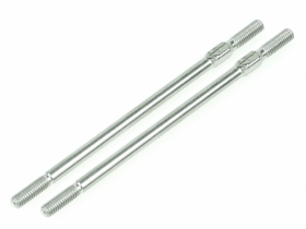 3RACING 64 Titanium 3mm Turnbuckle - 68mm (2 Pcs) - 3RAC-TR368