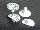 Tamiya F104 Rim Cover Set - 3RACING F104-19