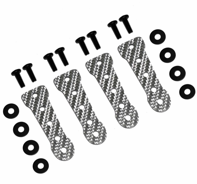 Tamiya Mini 4WD Carbon Reinforcing Plate Set - 3RACING M4WD-09_SG