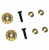 Tamiya Mini 4WD 9mm Aluminum Ball -Race Rollers ( Ringless )(Golden) - 3RACING M4WD-29/GO