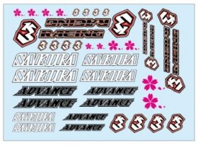 3racing and Sakura Sticker - 3Racing 3RAD-SK10
