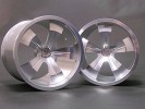 Traxxas Revo HPI Savage 21 /HPI Savage 25 /Traxxas Revo Aluminum 5 Spoke Wheel 40 Series - Wide Offset ( 1 Pairs ) - Silver Color - 3RACING RE-059B/S2