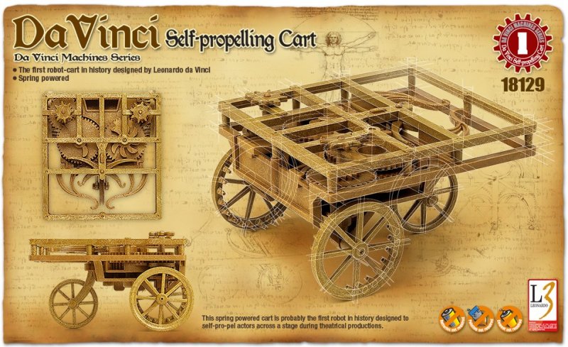 Academy 18129 - Davinci SELF-PROPELLING Cart NO.1