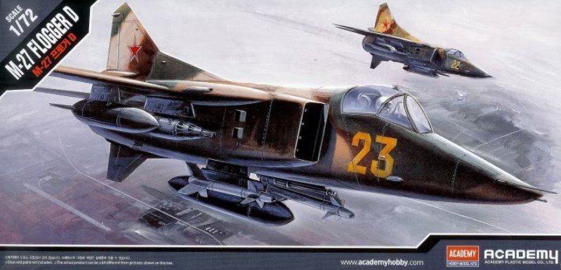 Academy 12455 - 1/72 M-27 Flogger-D (AC 1654)