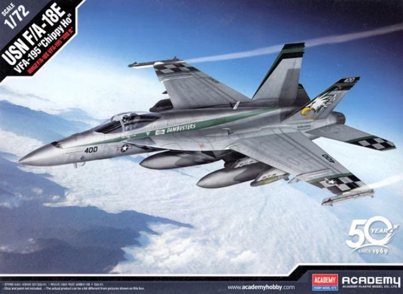 Academy 12565 - 1/72 USN F/A-18E \'VFA-195 Chippy Ho\'