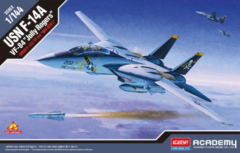 Academy 12626 - 1/144 USN F-14A VF-84 \'Jolly Rogers\'