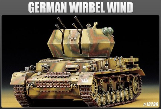 Academy 13236 - 1/35 Wirbelwind QUAD20MM (AC 1333)