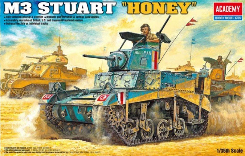 Academy 13270 - 1/35 British M3 Stuart \'HONEY\'