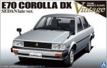 Aoshima AO-02228 - 1/24 The Best Car Vintage No.78 E70 Corolla Sedan DX Late Version 022283