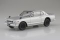 alt="Aoshima 06589 - Snap Car 01-SI 1/24 Nissan KPGC10 Skyline HT 2000GT-R 1970 Silver" title="Aoshima 06589 - Snap Car 01-SI 1/24 Nissan KPGC10 Skyline HT 2000GT-R 1970 Silver"