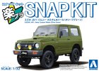 Aoshima 20412 - 1/32 Suzuki JA11 Jimny Custom Wheel (Olive Green) The Snap Kit 18CU-OG