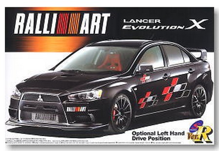 Aoshima #AO-47842 - No.46 Mitsubishi Lancer Evolution X Ralliart Version EVO10 (Model Car)