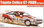 Aoshima #AO-08119 - 1/24 Toyota Celica GT-Four (ST165) 1989 Australia Rally Winner BEEMAX