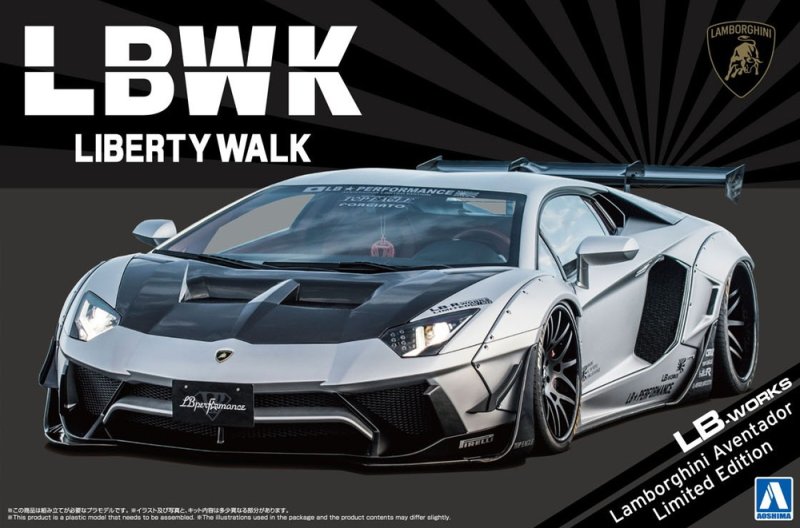 Aoshima 20233 - LB-WORKS Lamborghini Aventador Limited Edition Ver.1