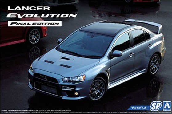 Aoshima 05164 - 1/24 Mitsubishi CZ4A Lancer Evolution X Final Edition The Model Car No.SP