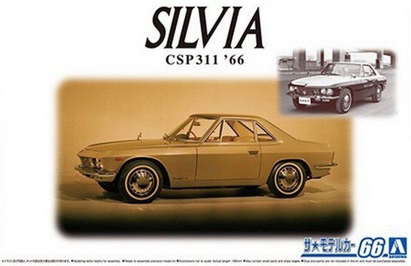 Aoshima 06228 - 1/24 Nissan CSP311 Silvia \'66 The Model Car #66