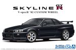 Aoshima 06695 - 1/24 Nissan R34 Skyline GT-R BNR34 V-Spec II '02 Custom Wheel The Model Car SP08