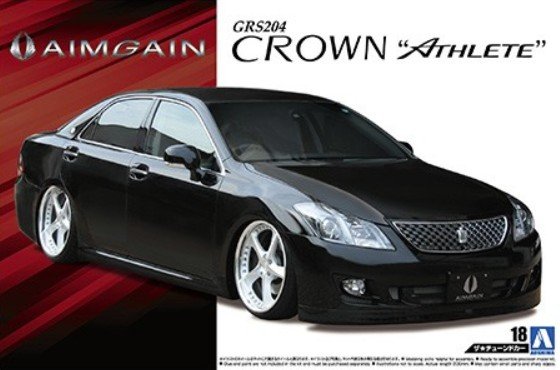 Aoshima 05310 - 1/24 Aimgain GRS204 Crown Athlete \'08 (Toyota) The Tuned Car No.18