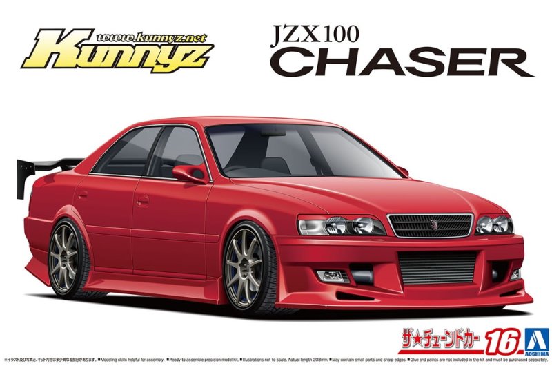 Aoshima 06310 - 1/24 Kunny\'z JZX100 Chaser Tourer V \'98 The Tuned Car No.16