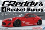 Aoshima 06186 - 1/24 ZN6 Toyota 86 2012 Greddy & Rocket Bunny Enkei Ver. The Tuned Car No.1