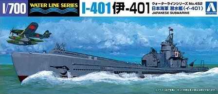 Aoshima 03845 - 1/700 I-401 Japanese Submarine No.452