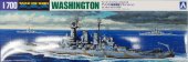 Aoshima #04601 - 1/700 Washington U.S. Navy Battleship Water Line Series No.612