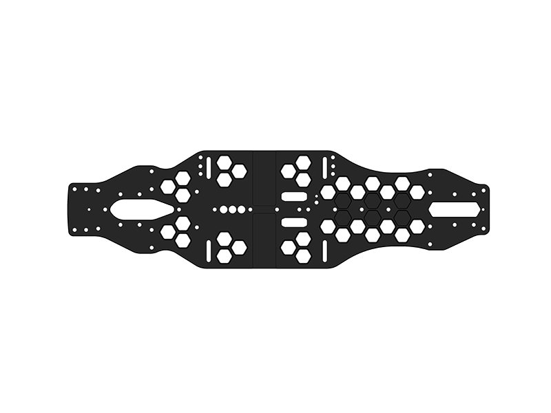 Arrowmax AM-920012 AM Medius Xray T4 FWD Chassis 7075 2.0mm MM