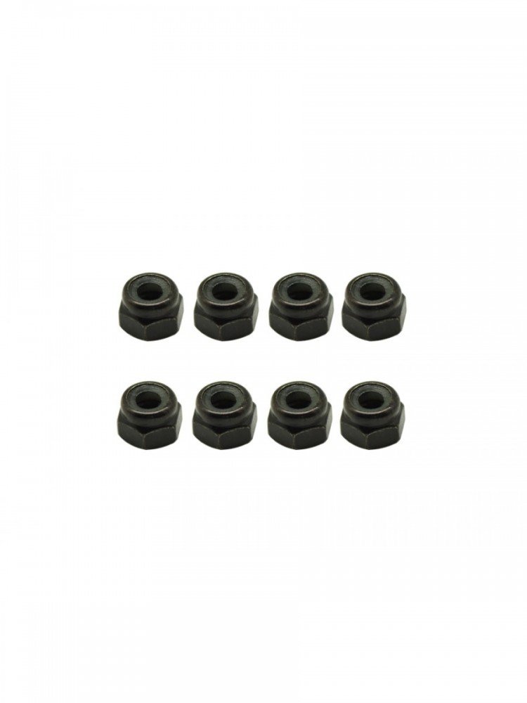 Arrowmax AM-13LN0030 Nylon Lock Nuts M3 (8)