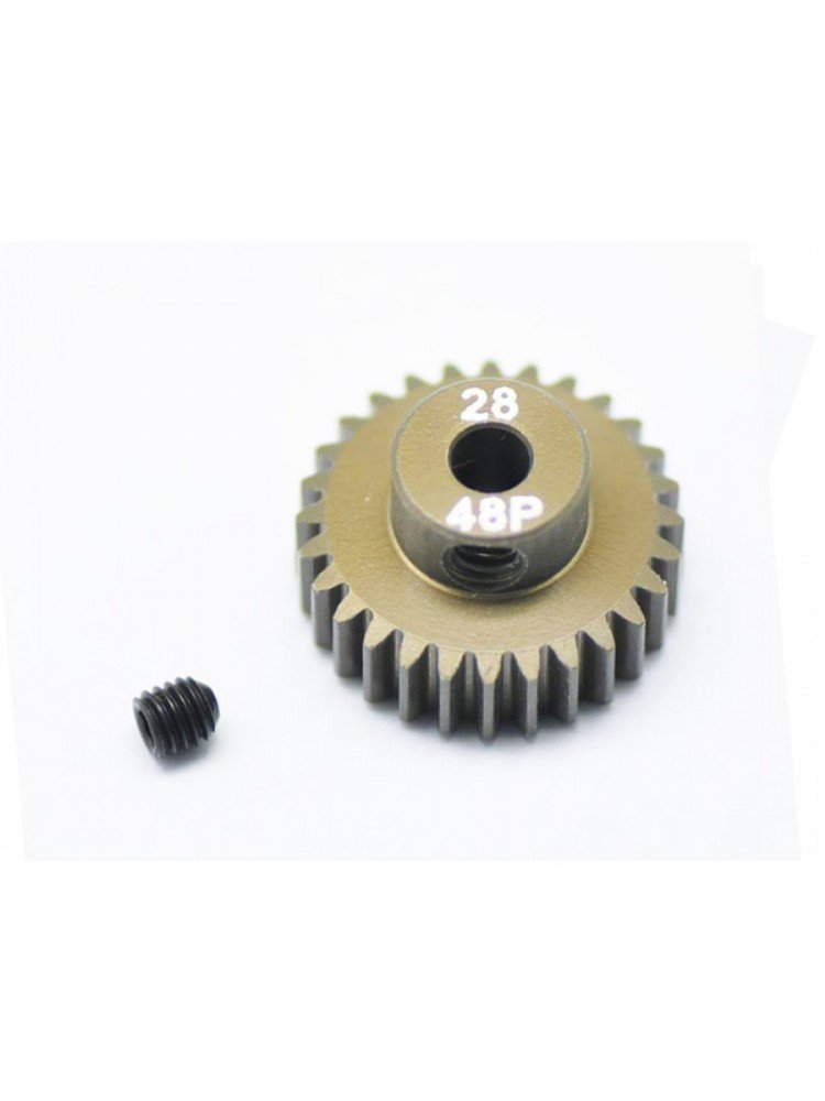 Arrowmax AM-348028 Pinion Gear 48P 28T 7075 Hard