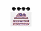 Arrowmax AM-499007 18mm Lexan End Cap For Honeycomb Tool - Black (4)