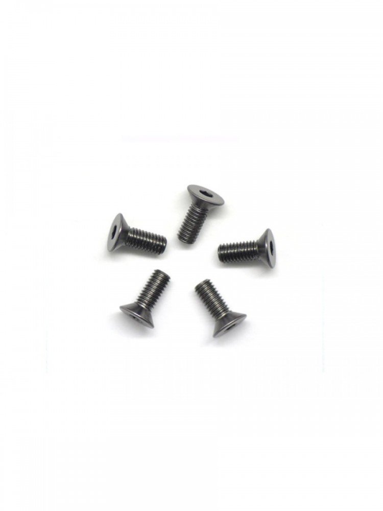 Arrowmax AM-14CS3008-G Aluminium Screw Allen Countersunk M3x8 Gray (7075) (5)