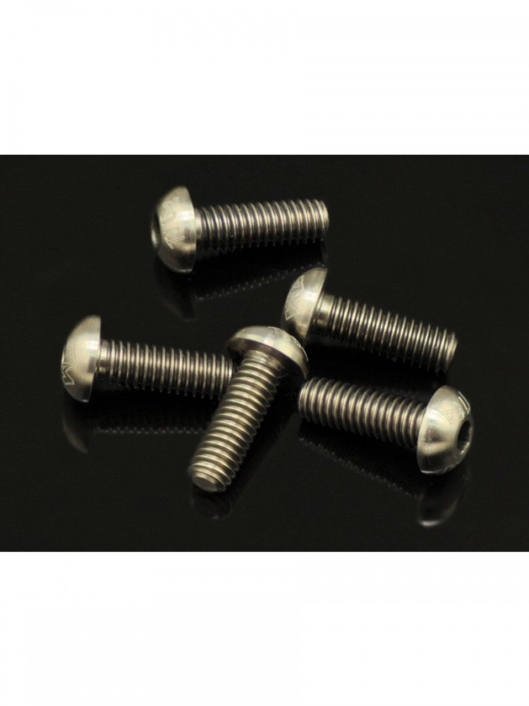 Arrowmax AM-640042 64 Titanium Screw Allen Round Head M4x12 (5)