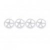 Arrowmax AM-042813 1/10 TC 5 Spoke Split Rims White (4)