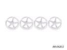 Arrowmax AM-042813 1/10 TC 5 Spoke Split Rims White (4)