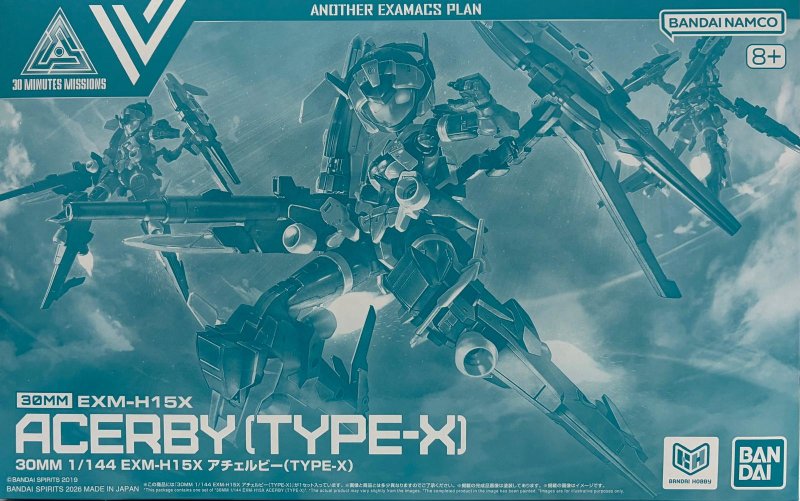 Bandai 5072571 - 30MM 1/144 EXM-H15X Acerby (Type-X)