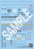 Bandai 5184467 - Minutes Missions Water Decal Multiuse 5