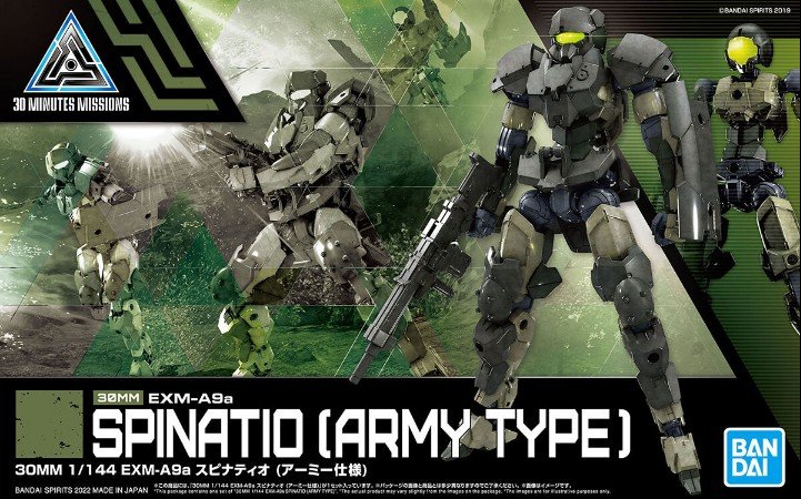 Bandai 5062175 - Spinatio (Army Type) 30MM EXM-A9a No.42