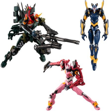 Bandai 70069WO - Eva-Frame Rebuild of Evangelion 03 (Set of 8) (Shokugan)