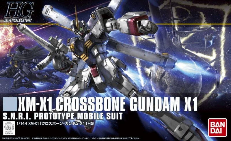 Bandai 5056835 - 1/144 HGUC Crossbone Gundam X1