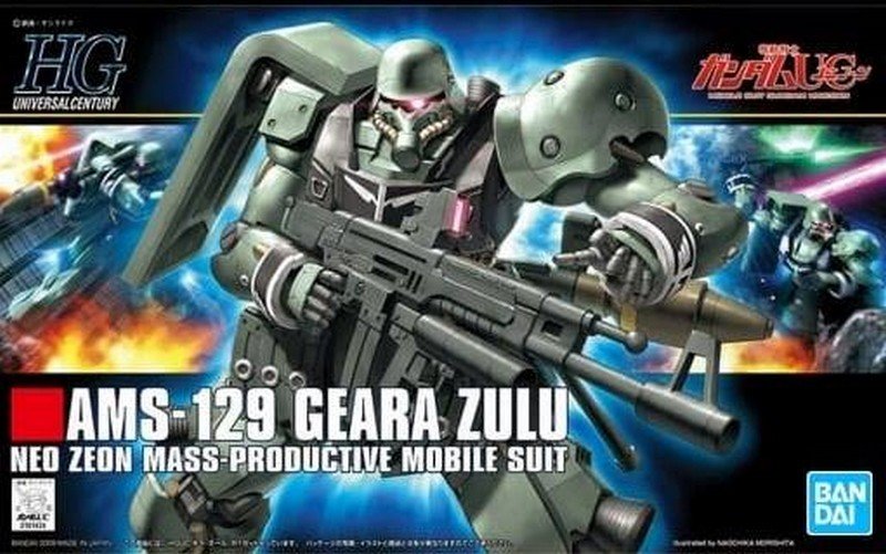 Bandai 5064088 - HGUC 1/144 Geara Zulu AMS-129 No.102