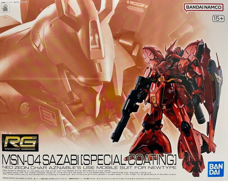 Bandai 5058081 - RG 1/144 MSN-04 Sazabi (Special Coating)